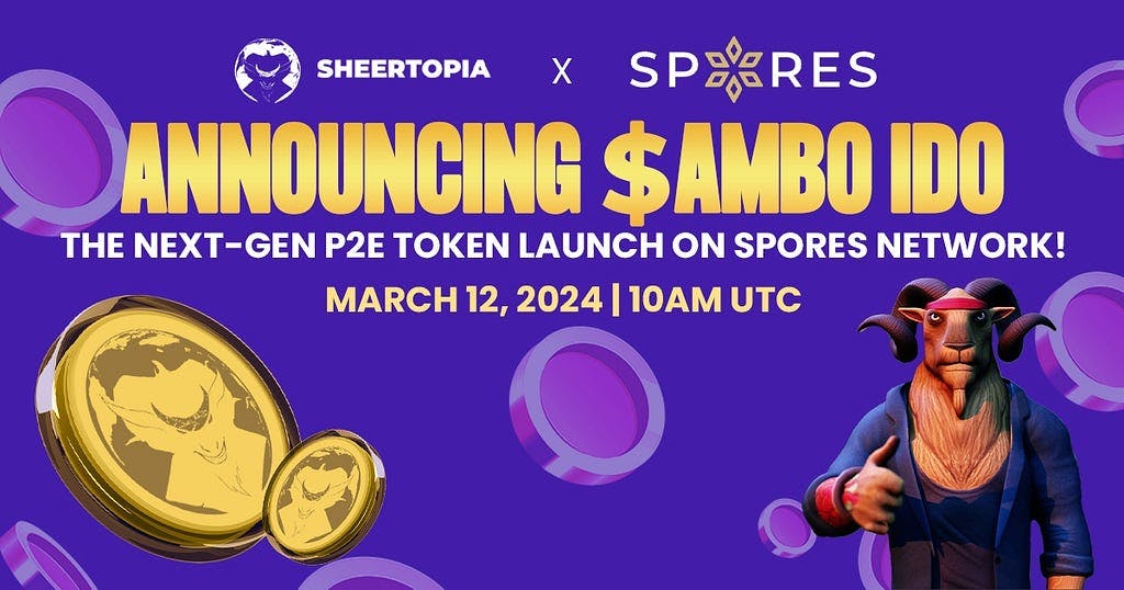 $AMBO IDO: The next-gen P2E token Launch on Spores Network!